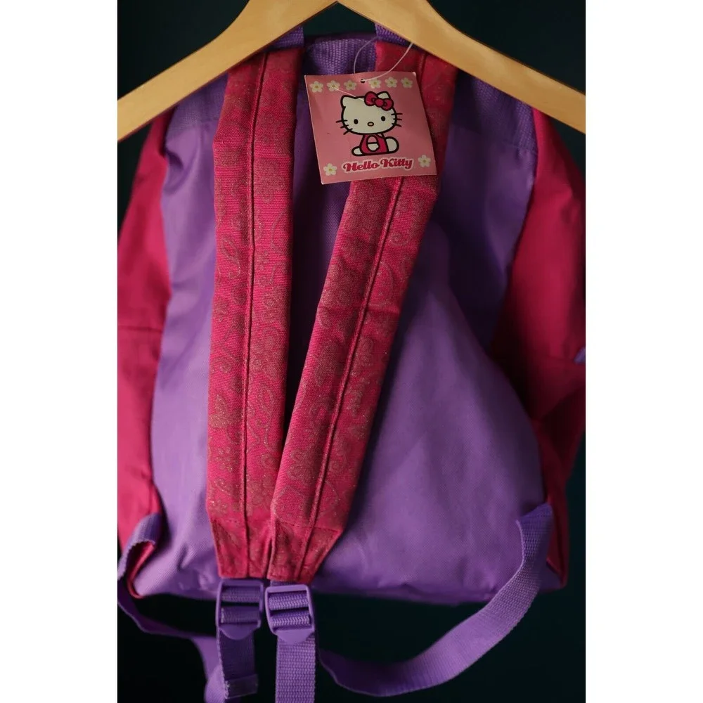 Y2K 2001 Hello Kitty pink and purple NWT glitter Backpack deadstock